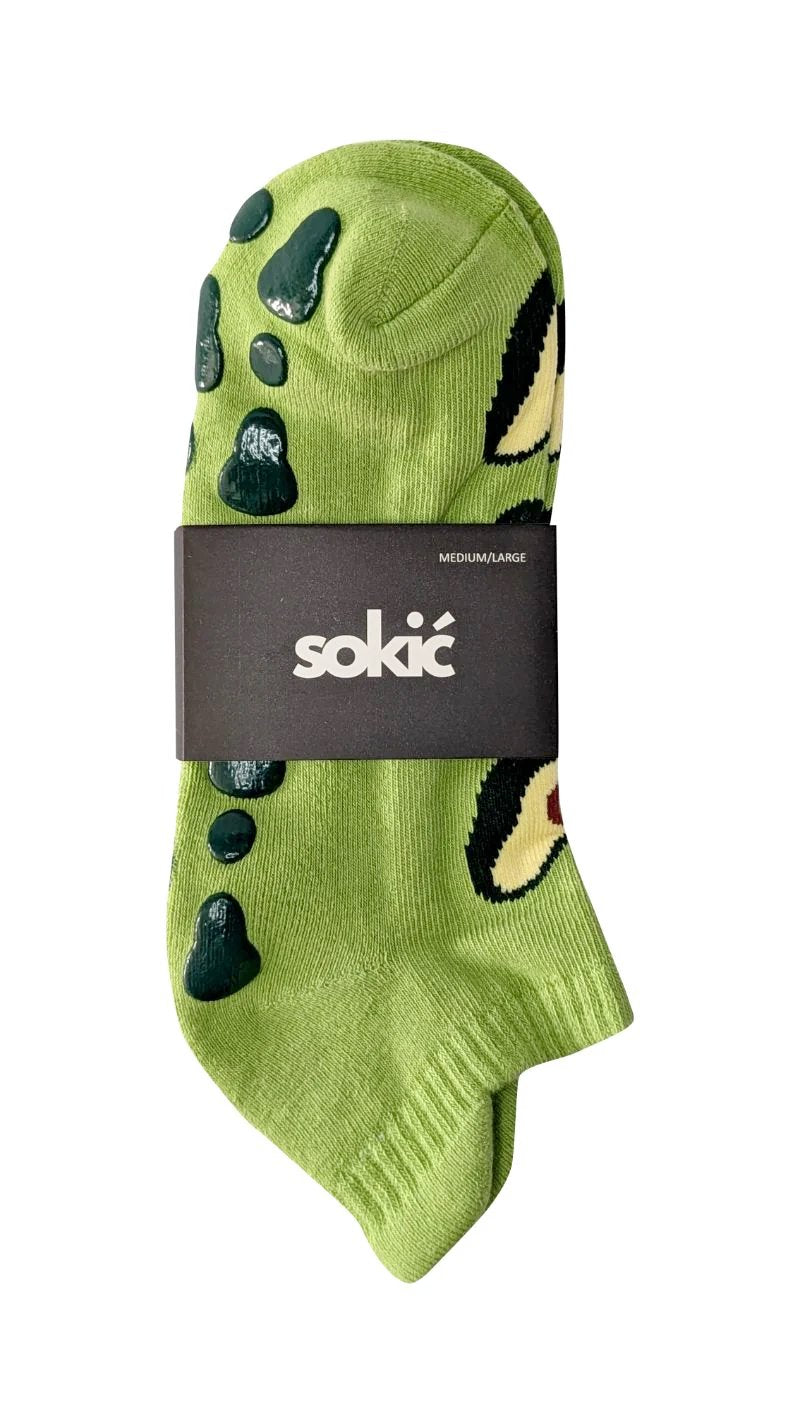 Avocado Ankle Grip Sock
