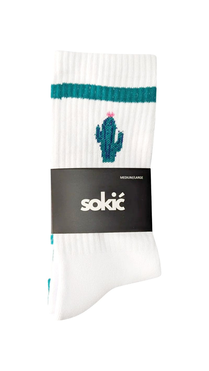Cactus Staple Crew Grip Sock