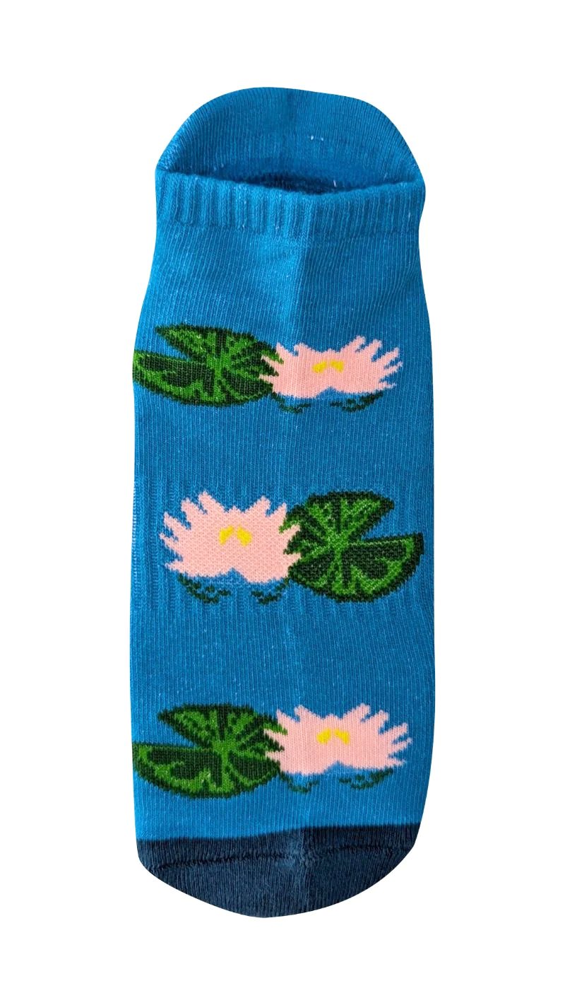 Lilypad Ankle Grip Sock