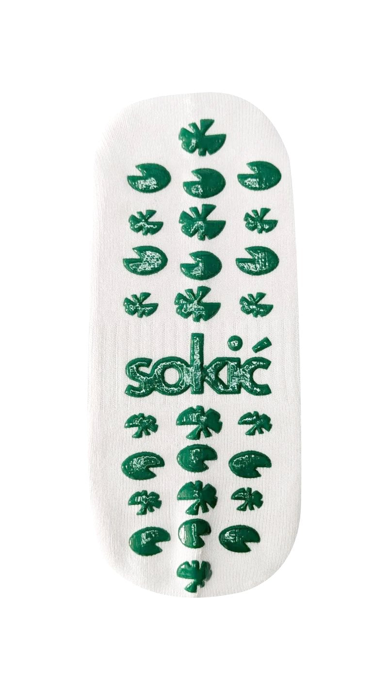 Lilypad Staple Crew Grip Sock