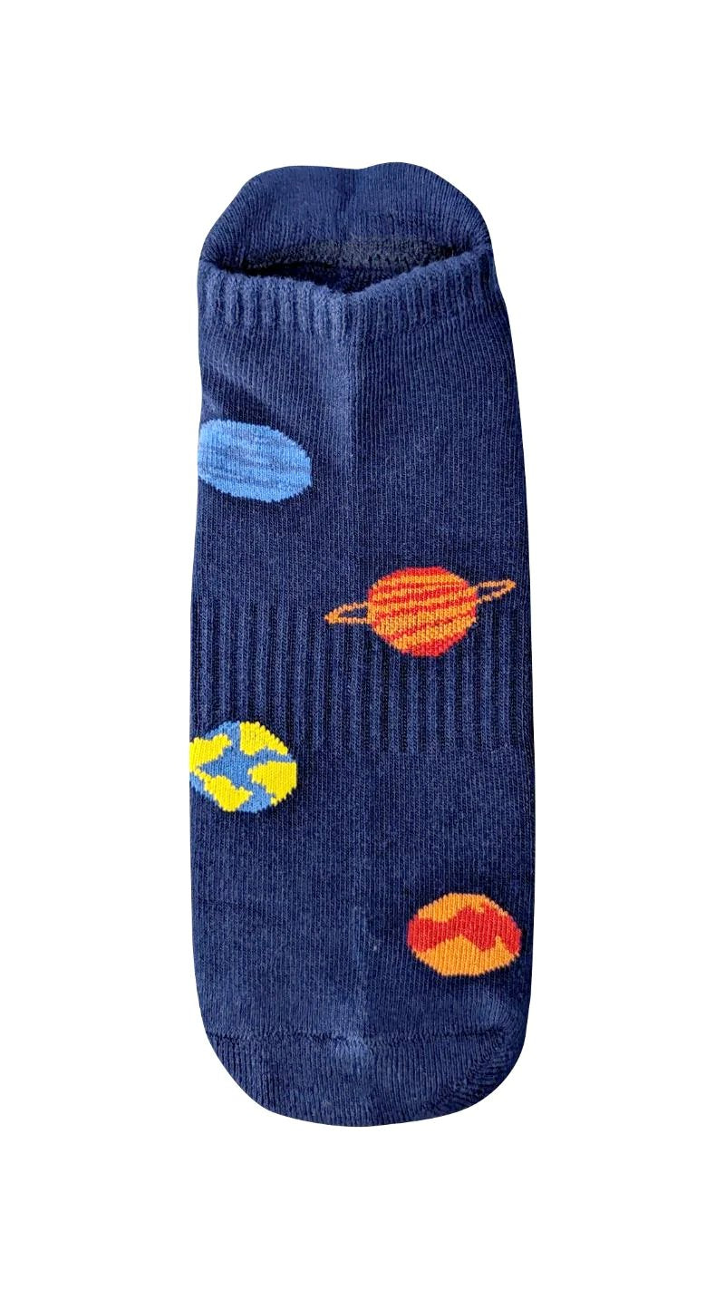 Planets Ankle Grip Sock