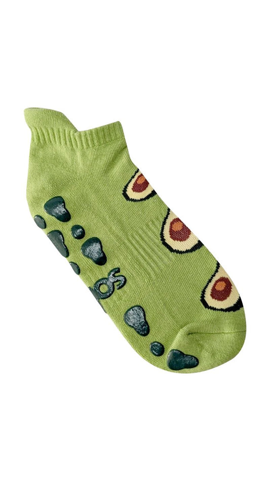 Avocado Ankle Grip Sock