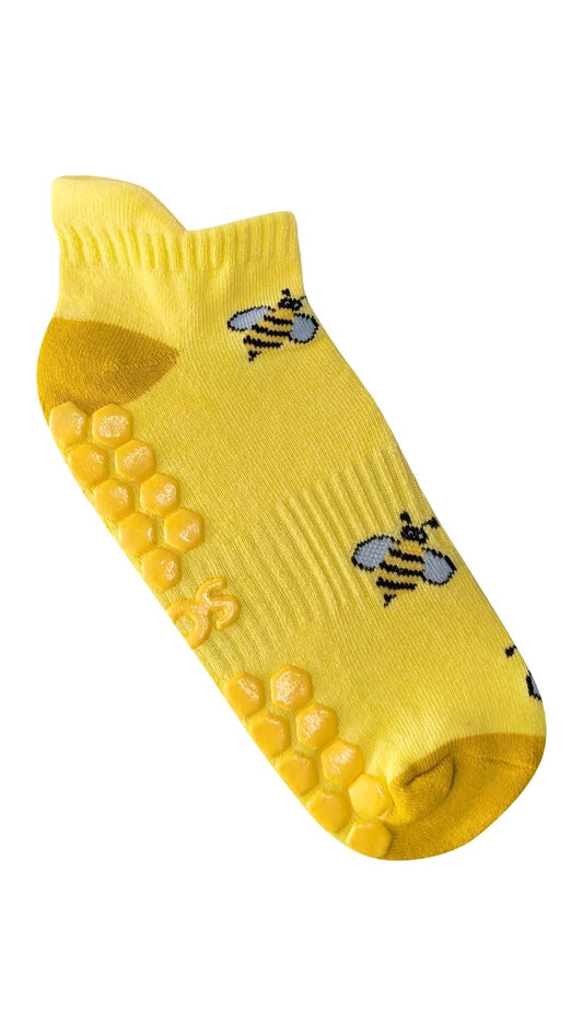 Bee Ankle Grip Sock