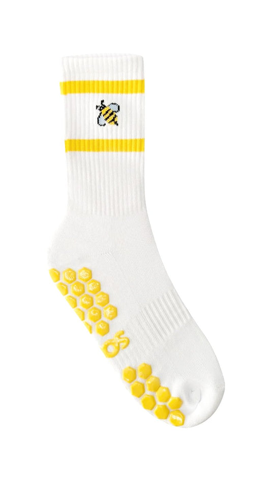 Bee Staple Crew Grip Sock