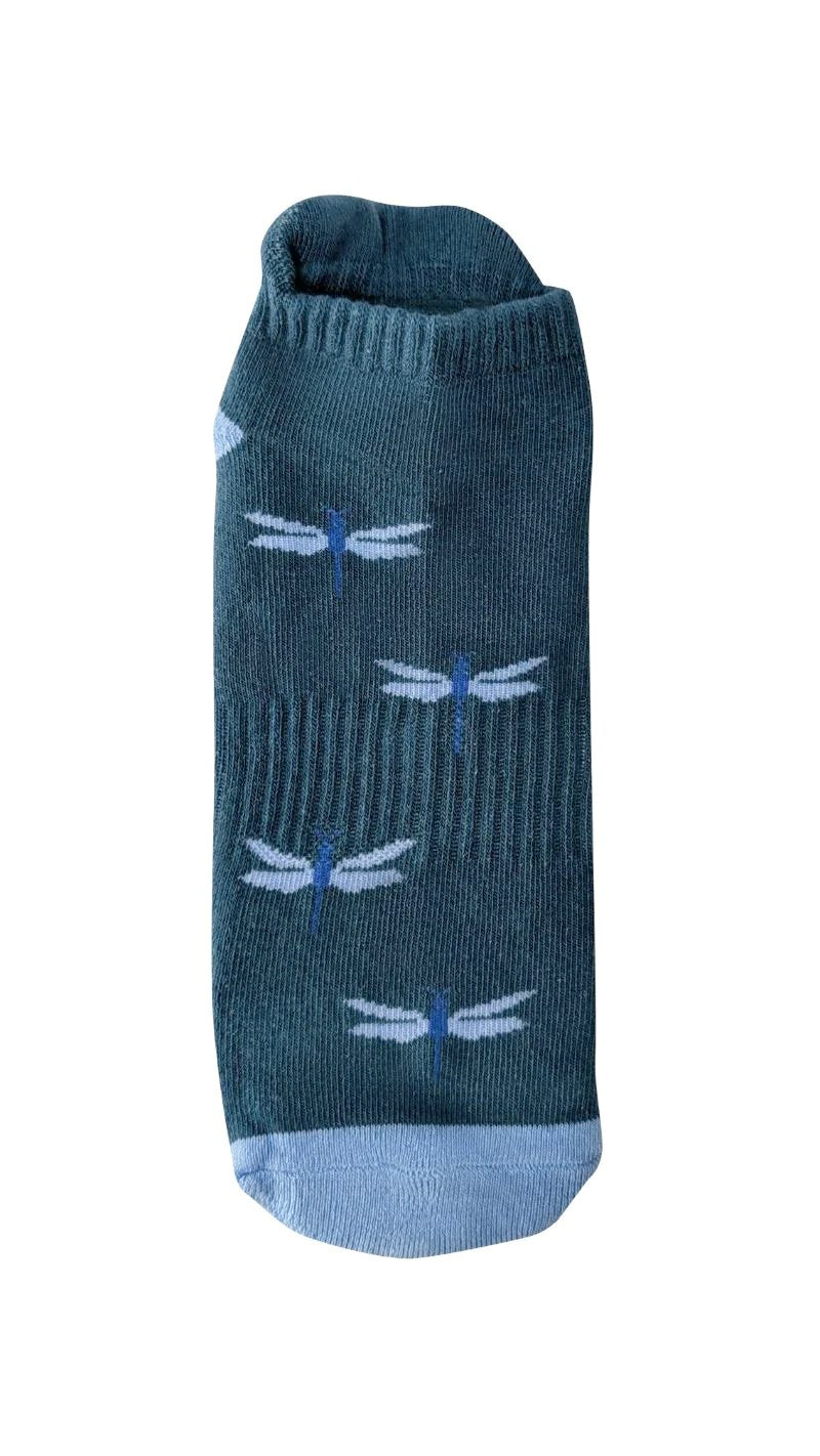 Dragonfly Ankle Grip Sock