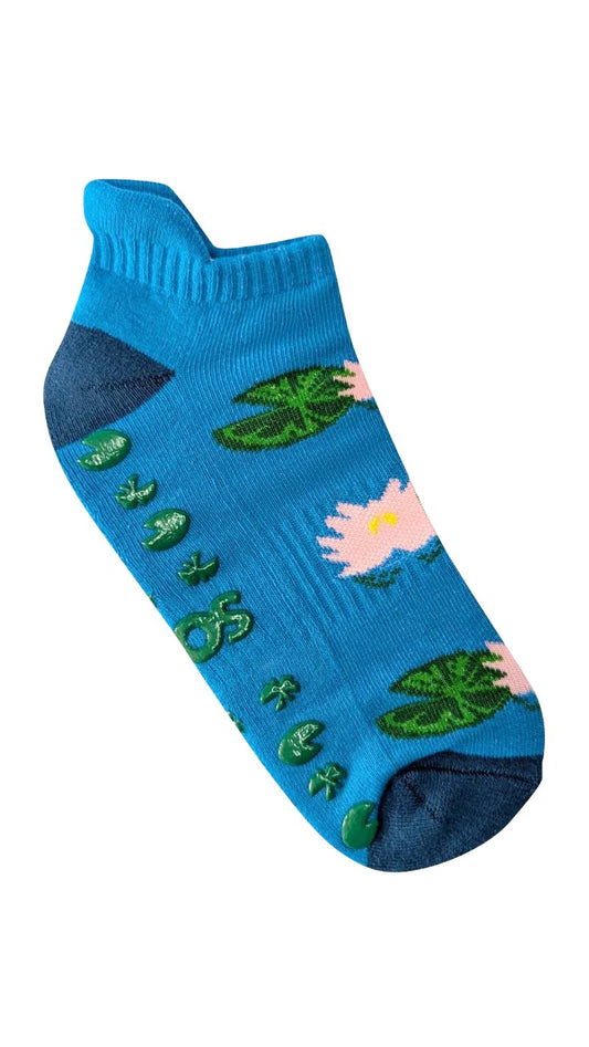 Lilypad Ankle Grip Sock