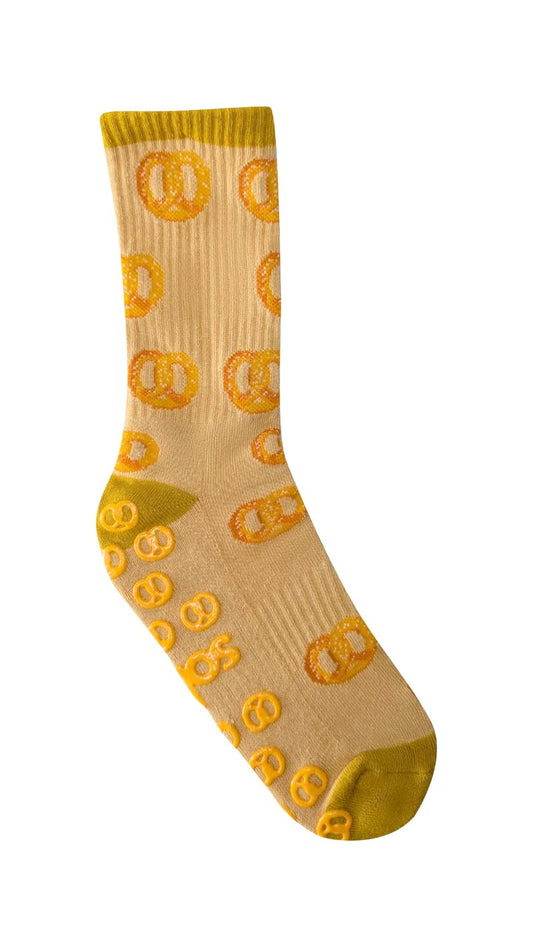 Pretzels Crew Grip Sock